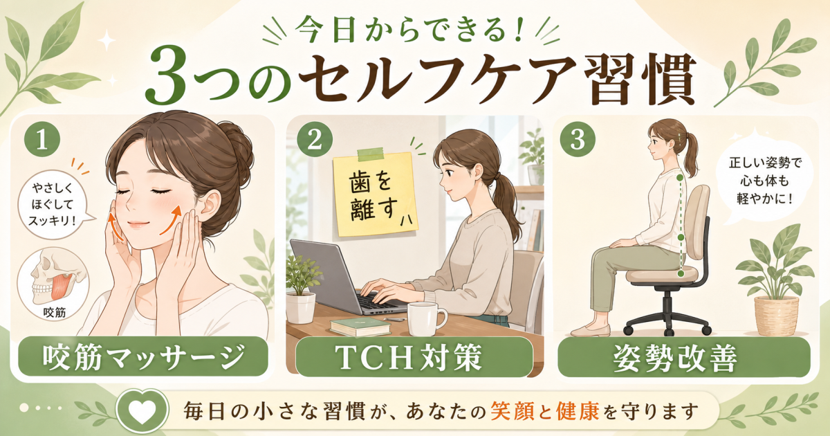 歯ぎしり・食いしばりが歯並びの乱れやエラ張りを引き起こすメカニズム