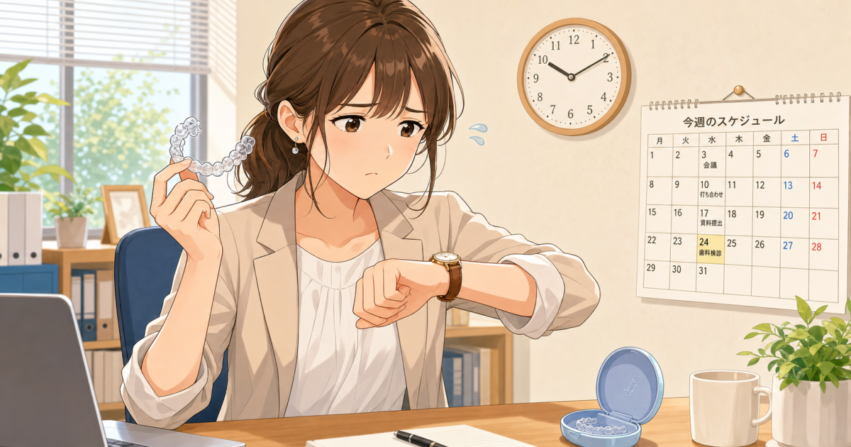 マウスピース矯正20時間が辛い…サボるとどうなる？追加費用や対策を解説