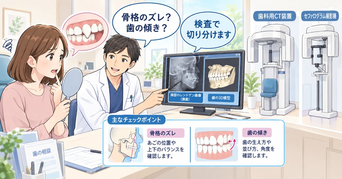 八重歯や噛み合わせのズレは矯正できる?向かない症例の見極め方